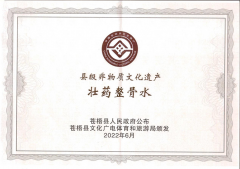 喜報(bào)！壯藥正骨水制作技藝榮獲縣級非物質(zhì)文化遺產(chǎn)項(xiàng)目